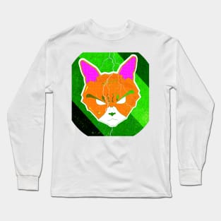 Mad orange cat (version 2) Long Sleeve T-Shirt